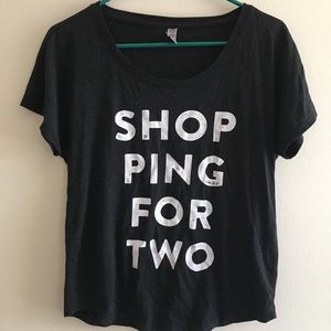 Two Chicks Shopping for two maternity T-shirt